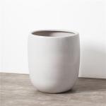 High quality elegant home garden decor white floor plant pots cheap outdoor