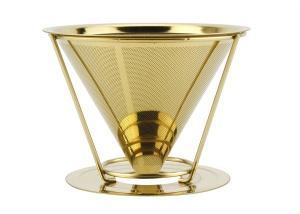 China Pour Over Paperless Coffee Dripper 92mm Height With Detachable Stand factory