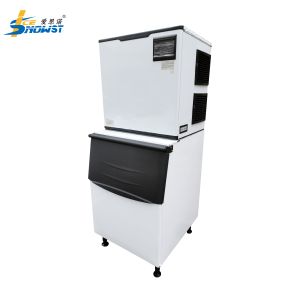 2300W 500kg SUS304 Commercial Cube Ice Machine Maker With Water Cooled