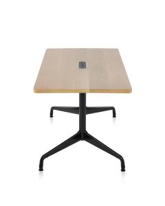 China Black Color Cast Aluminum Table Base / Meeting Table Legs Eco Friendly factory