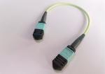 Male To Female MPO Patch Cable LSZH Material Crush Resistance For Communication