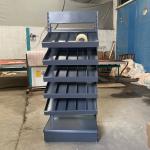 Factory Custom Size Color logo frosted gray hardware store rack pharmacy rack