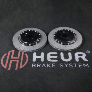 China Custom Carbon Ceramic Brakes For Porsche 911 Taycan 718 Upgrade 410*32mm Rear Set factory