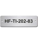Logo Engraved Stainless Steel Metal Card Label Aluminium Steel