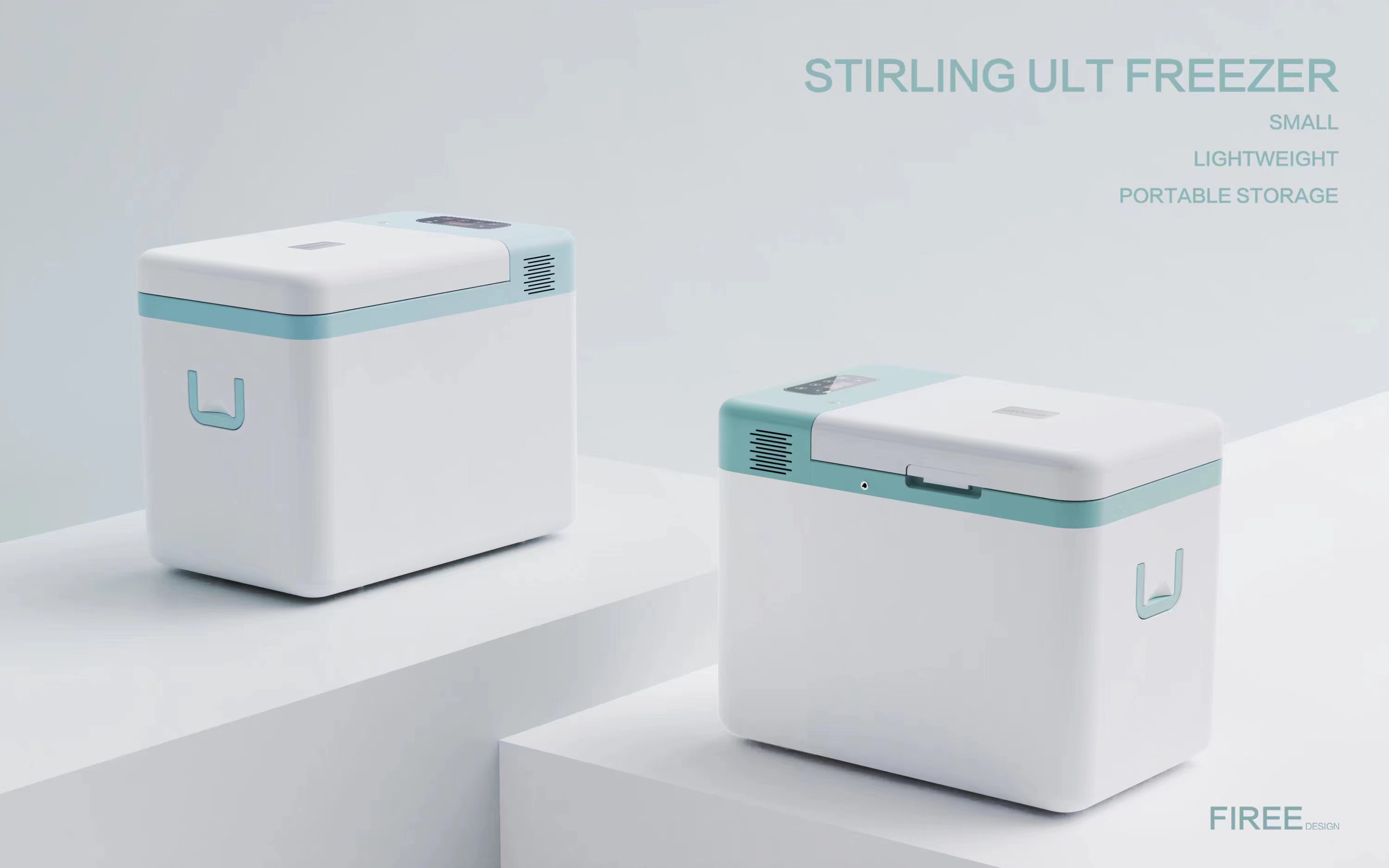 Single-Temperature Style 25L 86 Degree Ultra Low Temperature Portable Medical Freezer