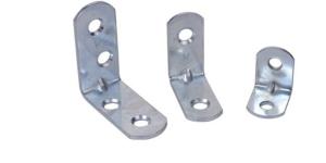 China L Shaped Design Metal Corner Brackets For Cabinet / Table Various Colors Sizes factory