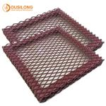 Commercial Building Decorated Materials Silver White Metal Mesh Wall Ceiling
