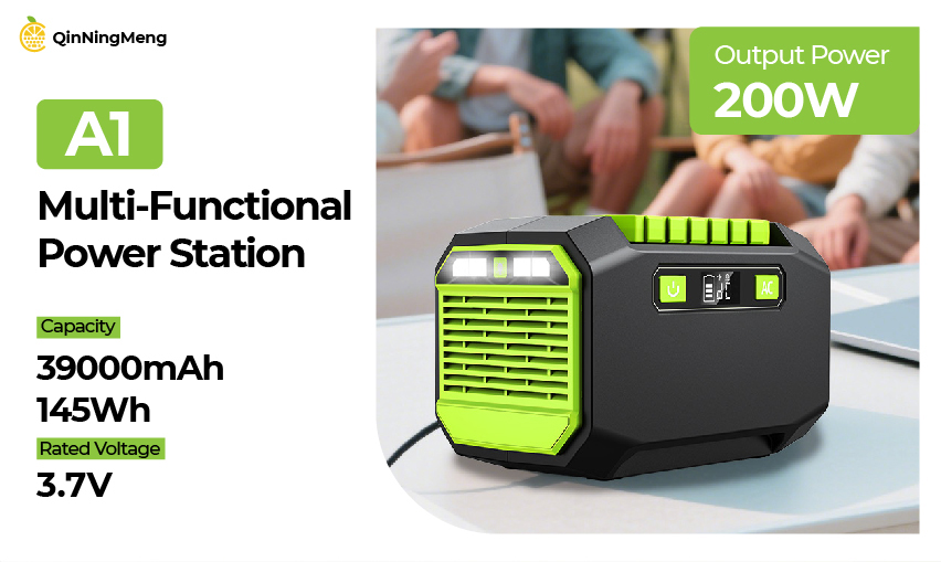200W Portable Power Station with MPPT Solar Charger