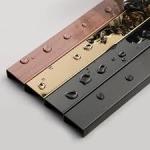 ISO ASTM U Profile Polish Stainless Steel For Decoration 0.25mm - 3mm Thick
