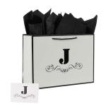 Custom Logo White Jewelry Boutique Shopping Gift Paper Bag for Jewelry Watch