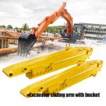 High Strength 0.1CBM Excavator Sliding Arm For Hitachi Komatsu Kato cat