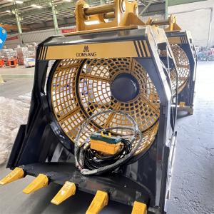 China Rotating Screening Bucket Low Maintenance Good Price Good Quantity Excavator Attachment Excavator Rotating Screening Bucke Crusherening Bucket factory