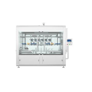 China 1200BPH Pesticide Filling Machine 6 Nozzles Packing 1-5L factory