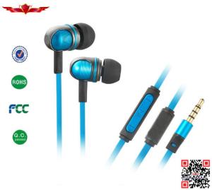 China 2014 Brazil World Cup Earphones With Mic For Iphone Multi Color Super Stereo Sound factory