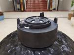 Ceramic 15 Inch BBQ Kamado Grill With Stands Black