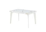 ISO14001 Minimalist Marbled Stone Slate Dining Table