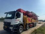 21 Year SA Ny 62m Long Boom Concrete Pump Truck Mounted on Mercedes Chassis Red