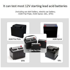 Car Battery Analyzer Check Battery Health Internal Resistance