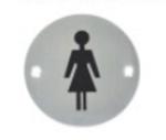 Women And Men Toilet Image Bathroom Door Sign In Acrylic Customized