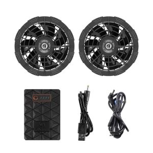 12V Jacket Cooling Fan 6700mAh Air Conditioning Suit Fan