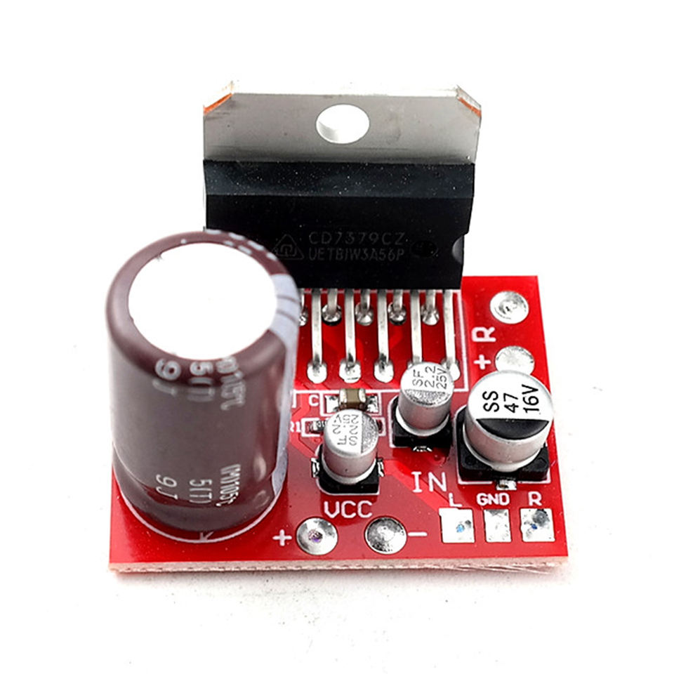 TDA7379 Stereo Power Amplifier Module Double Channel DC9V-17.5V 38W+38W Amplifier Audio Board TDA7379