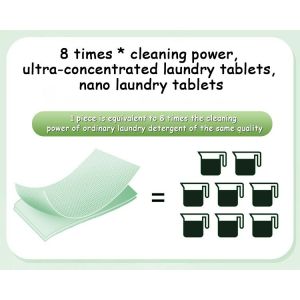 Practical and Eco-Friendly Laundry Detergent Sheets Simplified Laundry Process