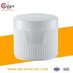 38/400 18mm Flip Top Cap Plastic Bottles Smooth Closure White