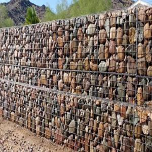 China 3 - 6mm Galvanized Welded Gabion Box For Retaining Wall River Bank factory