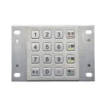 KIOSK IP65 / IK07 16 Keys Metal KeyPad Stainless Steel Keypad waterproof