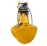 manual Clam Shell Bucket Rotating Excavator Grab Bucket For DH230 DH120