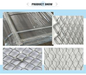 China Galvanized Expandable Wire Mesh , Stucco Expanded Metal Lath factory