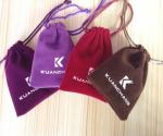 8 X 10cm Velvet Drawstring Jewelry Pouch , Colorful Jewelry Storage Bags