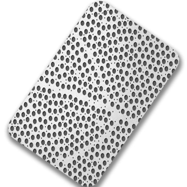 0.3mm 20ft SUS 304 Perforated Stainless Steel Sheet With Holes