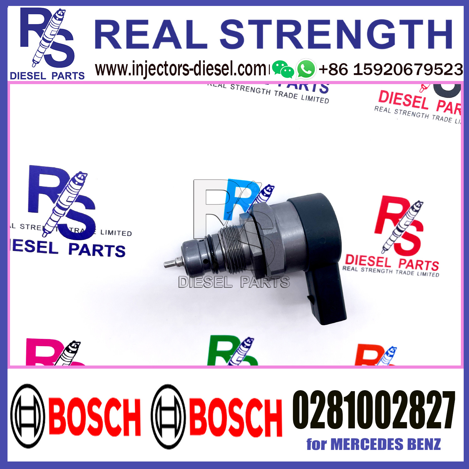 BOSCH Control Valve 0281002826 0281002827 DRV Regulator Solenoid 0281002826 0281002827 for Mercedes-Benz