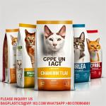 Eight Side Seal Bag Composite Pouch Custom Logo Food Packaging Flat Bottom