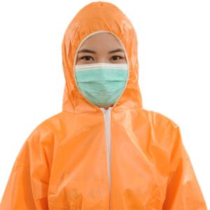 China Anti Dust Disposable Non Woven Coverall With Elastic Cuff And Ankle factory
