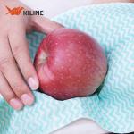 Reusable Viscose Color Coded Kitchen Cleaning Wipes 80gsm Food Grade