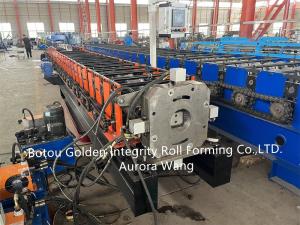 China Gutter Downpipe Forming Machine No.45 Steel Roller With Hard Chromized factory
