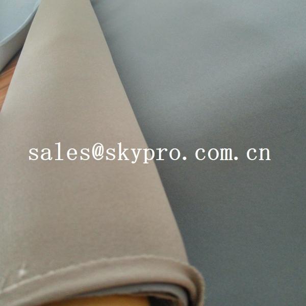 China Embossed neoprene fabric sheet double-side coating nylon polyester 3mm factory