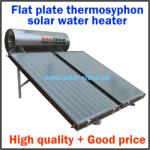residential solar hot water heater with thermosyphon pressurized water tank
