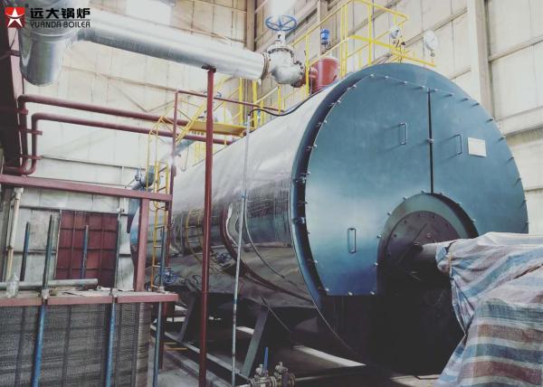 10 Bar Gas Fired Steam Boiler Fire Tube Boiler Automatic Running High Heat