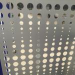 Decoration Mesh 1000x2000mm Perforated Aluminum Panels 0.3mm Thickness