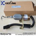 Excavator Spare Parts 4942879 Flamout Switch SD008A2 Electric Stop Solenoid For