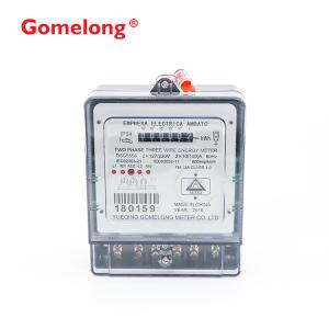 China South America DSS5558 Two Phase Three Wire register display electrical energy meter factory