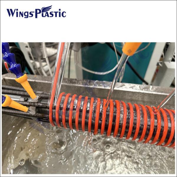 Pvc Water Suction Hose Production Line Pvc Spiral Pipe Extrusion Line With