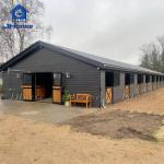 Portable Prefab Horse Barn Safe Horse Stable Metal Horse Stall Front Boxes With