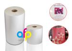 High Grade Matte Film Lamination , White Bopp Thermal Film For Paper /