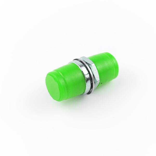Green FC Optic Fiber Adapter Simplex APC FTTH for Active Optical Connection