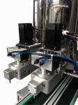 Servo Double Head Filling Machine For Creams 5KW 80L Drum Volume