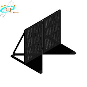 China Outdoor Aluminum Stage Crowd Control Barrier For Performance factory